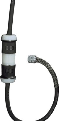 Conector Industrial con Bloqueo de Media Vuelta / 20 A 250 V CA / 2 Polos 3 Hilos / Color Blanco y Negro / Nema L6-20R.