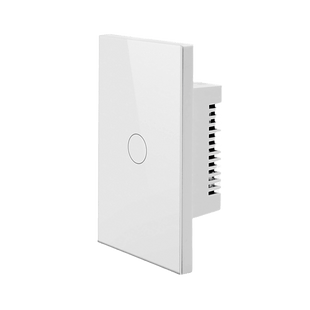 (ZigBee) Apagador switch inalámbrico ZigBee Cable Neutro Opcional, control de 1 regreso de carga, 110V