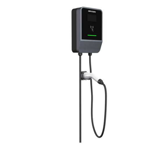Estación de Carga AC para Vehículos Eléctricos / 7 kW / 32 A / IEC62196-Type2 / Cable 5 m (16.4 ft) / IP55-IK10 / Wi-Fi-Bluetooth / LCD 4.3'' / Múltiples Protecciones