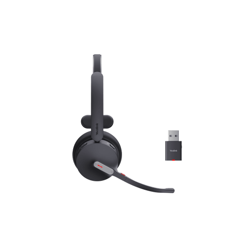 Diadema Inalámbrica WH64 Hybrid Mono UC de Yealink con Bluetooth 5.2 y Conectividad UC Plug-and-Play