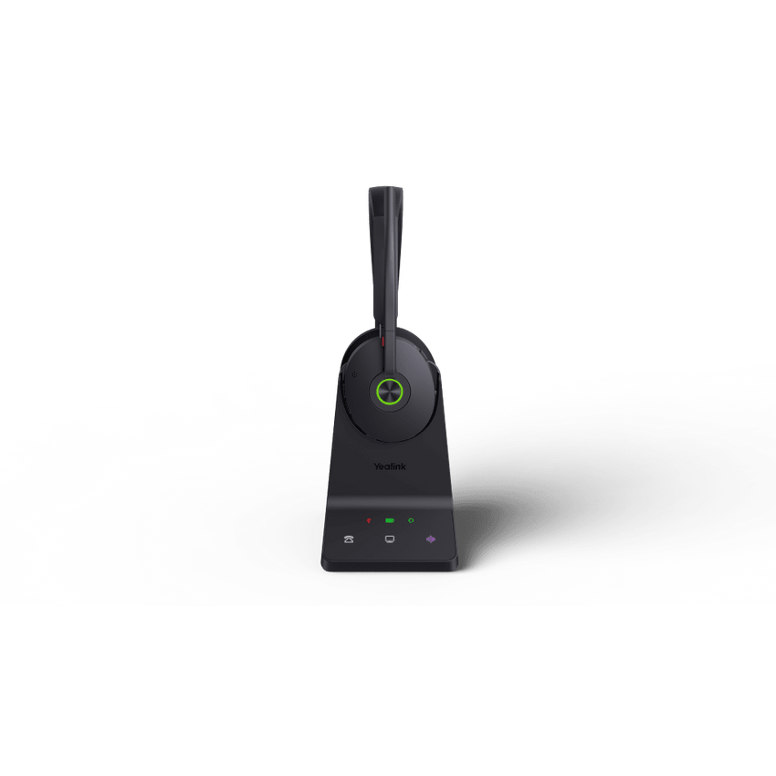 Diadema Inalámbrica WH68 de Yealink con ANC Híbrida y Conectividad Dual DECT Bluetooth