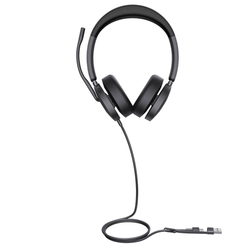 Diadema Yealink UH48 Dual Teams USB-C/A Certificada para Teams y Soporte Multiplataforma UC