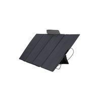Módulo Solar Portátil y Flexible de 400W Recomendado para Estaciones Portátiles EcoFlow / Ajuste de Ángulo / Carga Eficiente / Incluye Cable XT60 a MC4