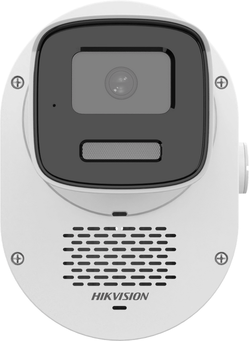 [SoundMax + ColorVu 3.0 + MD 3.0] Bala IP 4 Megapixel / Lente 4 mm / 50 mts IR + 50 mts Luz Blanca / Micrófono Integrado / ACUSENSE Lite / Exterior IP67 / WDR 120 dB / PoE / Micro SD