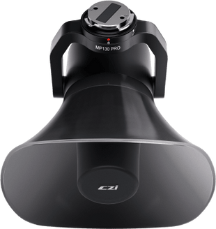 Altavoz de Largo Alcance para Drones, 130 dB de Presión Sonora, Alcance 700 m, Luz de Advertencia Multicolor, Compatible con DJI Matrice M300/M350/M400, Transmisión en Vivo, Reproducción Grabada