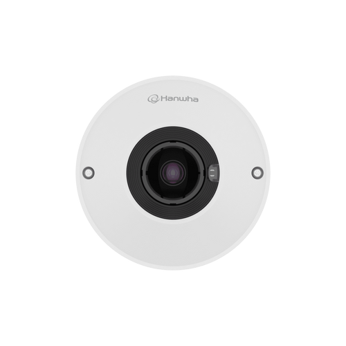 Cámara Ojo de Pez AI 12MP / Resolución 3584x2688 / Lente 1.76mm F1.8 / WDR 120dB / WiseNR II AI / Detección Persona-Vehiculo / PoE 7.3W / IP42 para uso interior