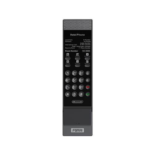 Teléfono IP Inalámbrico para Hotelería con Wi-Fi 6 Doble Banda, 6 Teclas DSS,Material Antibacterial