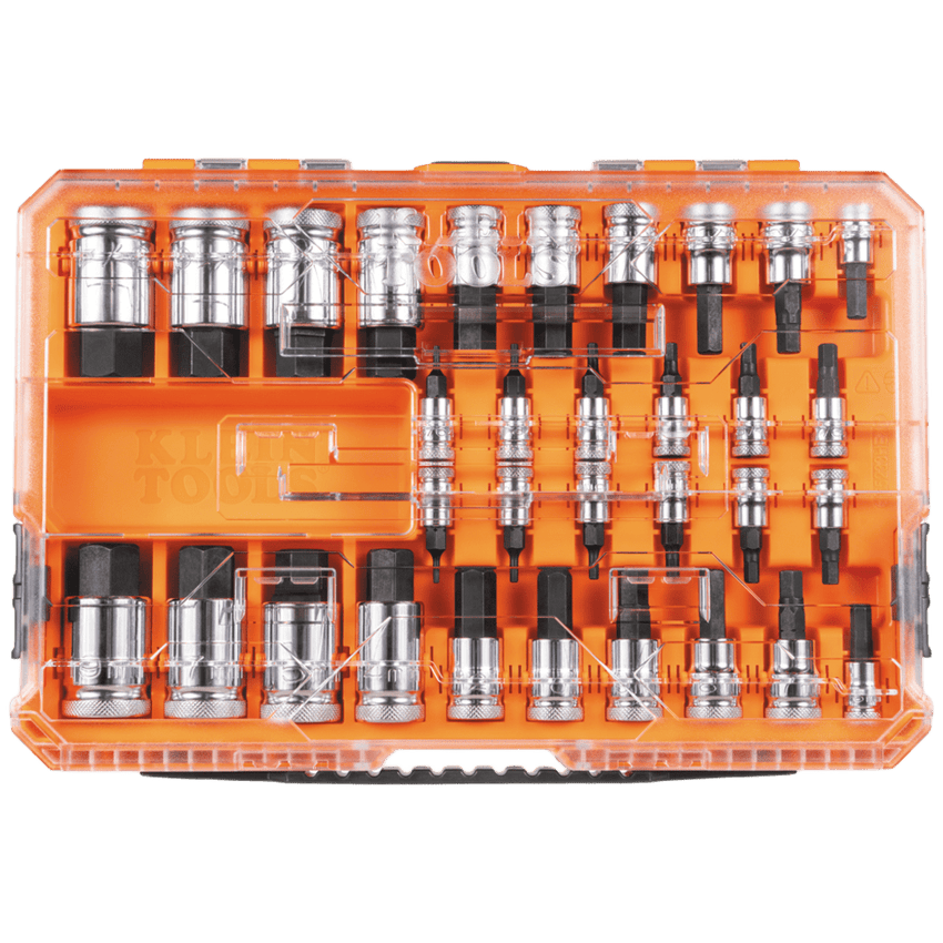 Juego de Dados Moleteados / SAE-Métrico-Hex-Torx® / 13 Piezas por Set / Acabado Moleteado para Mejor Agarre / Marcado en Relieve / Incluye Llaves Cuadradas