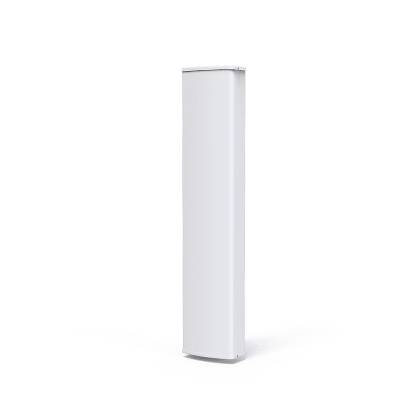 Antena Sectorial para Exterior / Frecuencia 1710-2190 MHz / Ganancia 18 dBi / Ancho de Banda 480 MHz / VSWR ≤1.5 / Potencia Máxima 200W / IP65 / Montaje en Tubo
