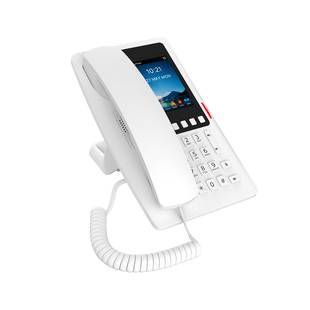 Tel�fono IP Hotelero Wi-Fi 6 / Pantalla IPS 3.5" 320x480 / 2 L�neas SIP / 5 Teclas Programables / Puerto USB-A / PoE 802.3af / Audio HD / Dise�o Blanco