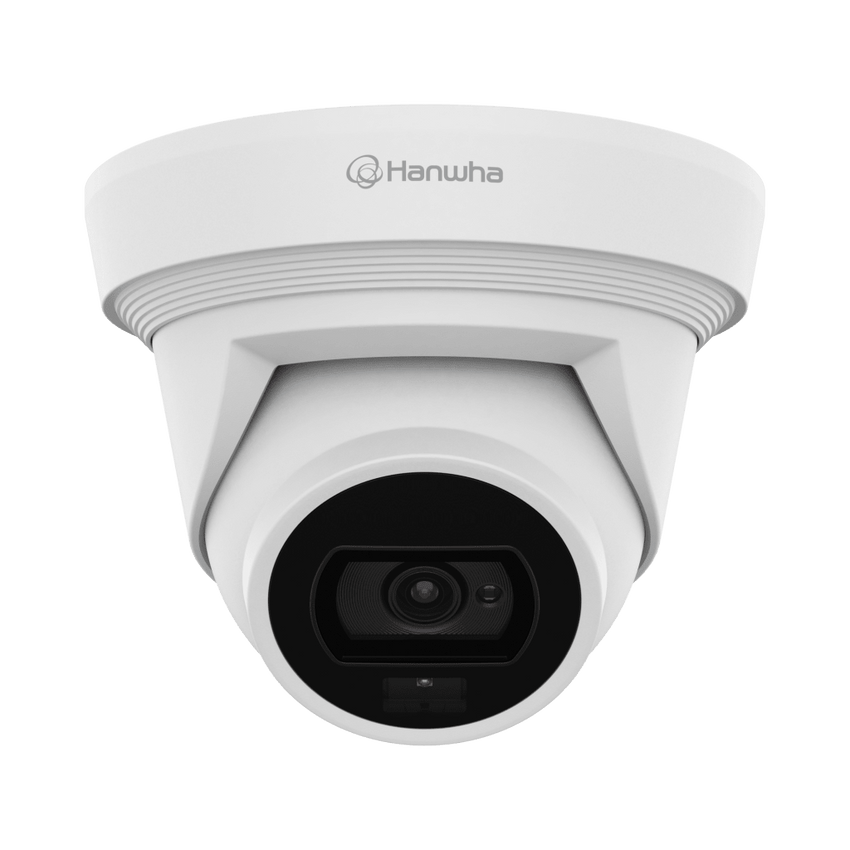 Cámara IP Tipo Flateye Antivandálica 8 Megapíxel / Lente fijo 3mm / Dual Light 30M / WDR 120db / IP67 / H.265 & WiseStream / Inteligencia Artificial Deteccion de Personas y vehiculos