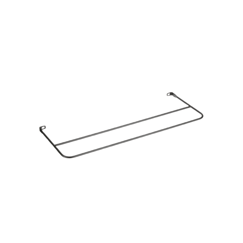 Barra para Aliviar Tensión o Peso Atrás de Patch Panel, Extendida de 7 Pulgadas, Montaje Invertido, Color Negro