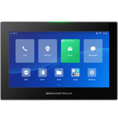 Estación de Intercomunicación SIP con Wi-Fi 6, Bluetooth y Control Total para Agendamiento de Salas y Edificios Inteligentes (Color Negro)