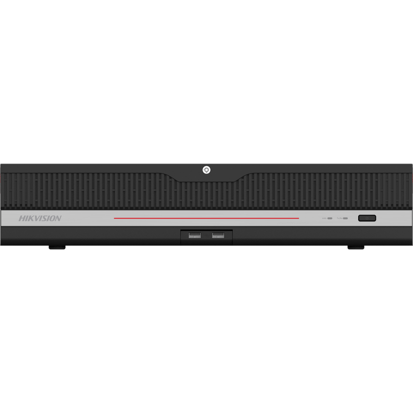 NVR 12 Megapixel (4K) / 32 Canales IP / 8 Bahías de Disco Duro / 2 Tarjetas de Red / Soporta RAID / HDMI en 4K / Soporta POS / Reconocimiento Facial / Bases de Datos / Hasta 100,000 Fotografías