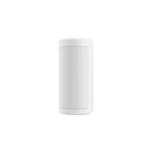Detector PIR Doble Exterior IP65 / Rango de Detección 18 mts de Profundidad Colocado a 2.7 mts de Altura / Ángulo de Cobertura de 90° / Inmunidad a Mascotas 24 Kg