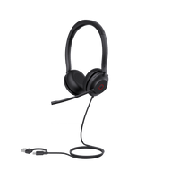 Diadema Alámbrica UH35 Dual de Yealink USB-C/A Compatible con Teléfonos IP Yealink y Computadoras