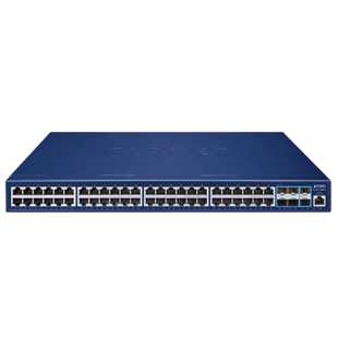 Switch Gestionado Capa 3 / 48 Puertos Gigabit + 6 Puertos 10G SFP+ / Routing IPv4/IPv6 / NMS Integrado / QoS Avanzado / Seguridad Empresarial