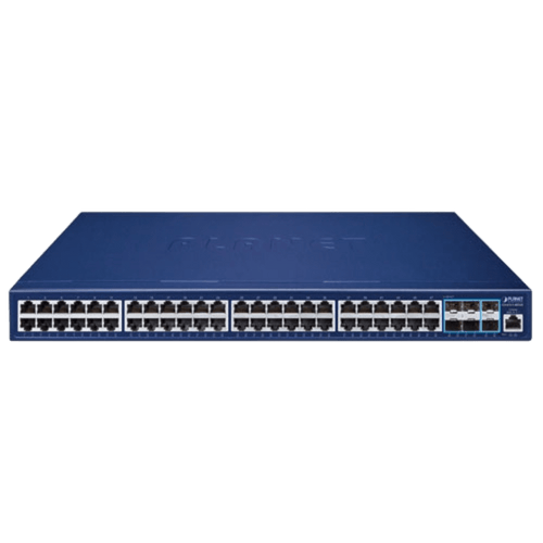 Switch Gestionado Capa 3 / 48 Puertos Gigabit + 6 Puertos 10G SFP+ / Routing IPv4/IPv6 / NMS Integrado / QoS Avanzado / Seguridad Empresarial