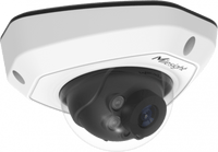 Cámara IP Mini Domo / 4K UHD / 120dB WDR / 0.005Lux Starlight / H.265+ / IR 30mts / PoE / IP67 / IK10 / Análisis de Video AI