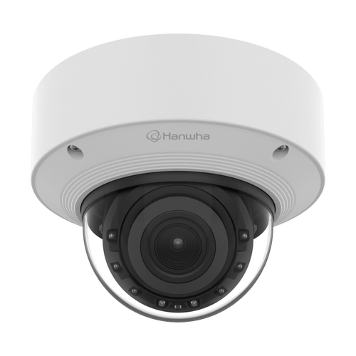 Cámara Domo 4K con IA, Antivandalica / Lente Motorizado de 4.4 a 9.3mm / P-Iris, WDR 120dB / Ranura SD / Conteo de personas y Vehiculos