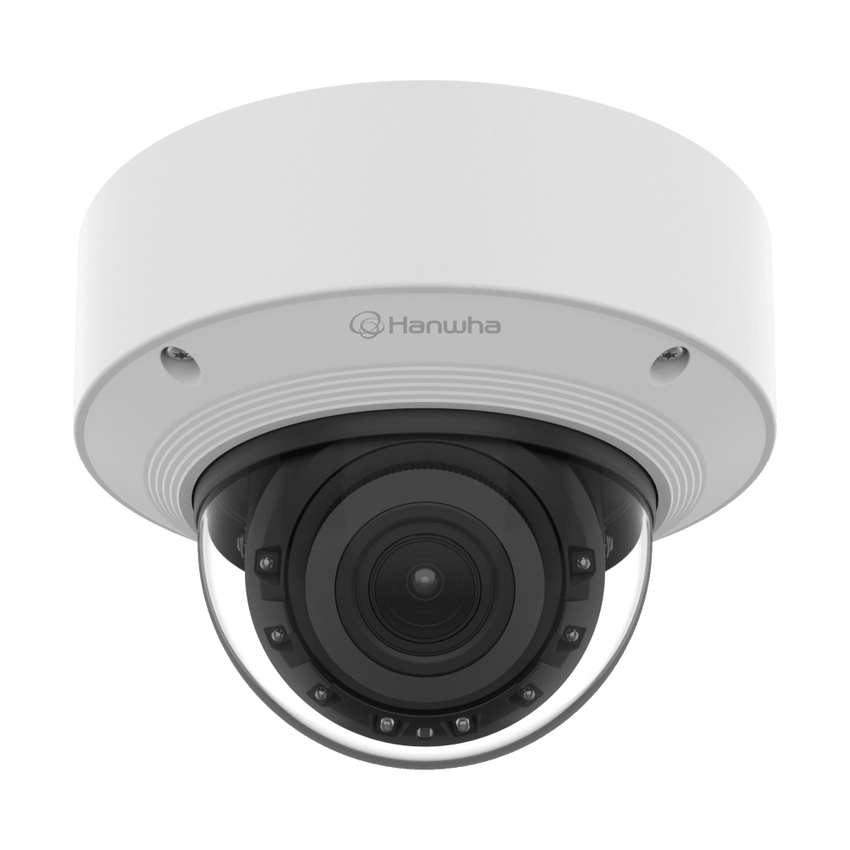 Cámara Domo 4K con IA, Antivandalica / Lente Motorizado de 4.4 a 9.3mm / P-Iris, WDR 120dB / Ranura SD / Conteo de personas y Vehiculos