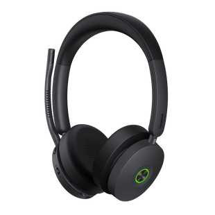 Diadema Inalambrica BH74 Teams USB C/A de Yealink con Tecnología de 6 Micrófonos y Acoustic Shield 3.0 para Voz Clara