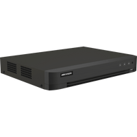 DVR 16 Canales TURBOHD + 16 Canales IP / 8 Megapixel (4K) / Audio Bidireccional / ACUSENSE / Audio Bidireccional / 1 Bahía de Disco Duro / Salida de Video en Full HD / H.265+