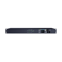 PDU ATS (Fuente Redundante Auto-transferible) Monitoreable, Para Distribución de Energía, 2 Entradas 120 Vca NEMA5-15P, Con 10 Salidas NEMA 5-15R, Horizontal 19in, 1UR