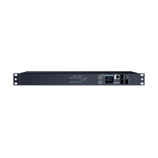 PDU ATS (Fuente Redundante Auto-transferible) Monitoreable, Para Distribución de Energía, 2 Entradas 120 Vca NEMA5-15P, Con 10 Salidas NEMA 5-15R, Horizontal 19in, 1UR
