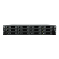 Servidor de Almacenamiento Synology SA3400D | Alta Escalabilidad | 12 Bahías SAS | Doble Controlador | Hasta 192 TB (576 TB Expandido) | 3,500/2,900 MB/s Lectura/Escritura | RAID F1, 0, 1, 5, 6, 10.