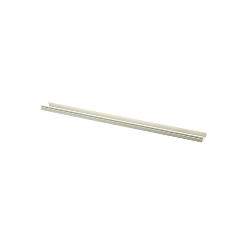 Base para canaleta T-45, de PVC rígido, con orificios perforados para montaje, 60.3 x 18.5 x 2400 mm, Color Blanco
