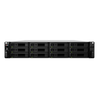 Unidad de Expansión Synology RX1217/RX1217RP | 12 Bahías de Disco | Compatible con RackStation 2U | Expansión de Volumen en Línea | Fuentes de Alimentación Redundantes (RX1217RP) | Administración DSM.
