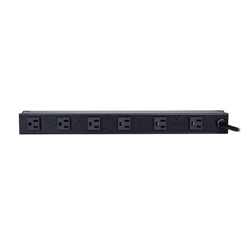 PDU Básico Para Distribución de Energía con Supresor de Picos, Con 12 Tomas NEMA 5-15R Traseras, 1UR, 15 Amp, 120 Vca, 1800 Joules de Protección