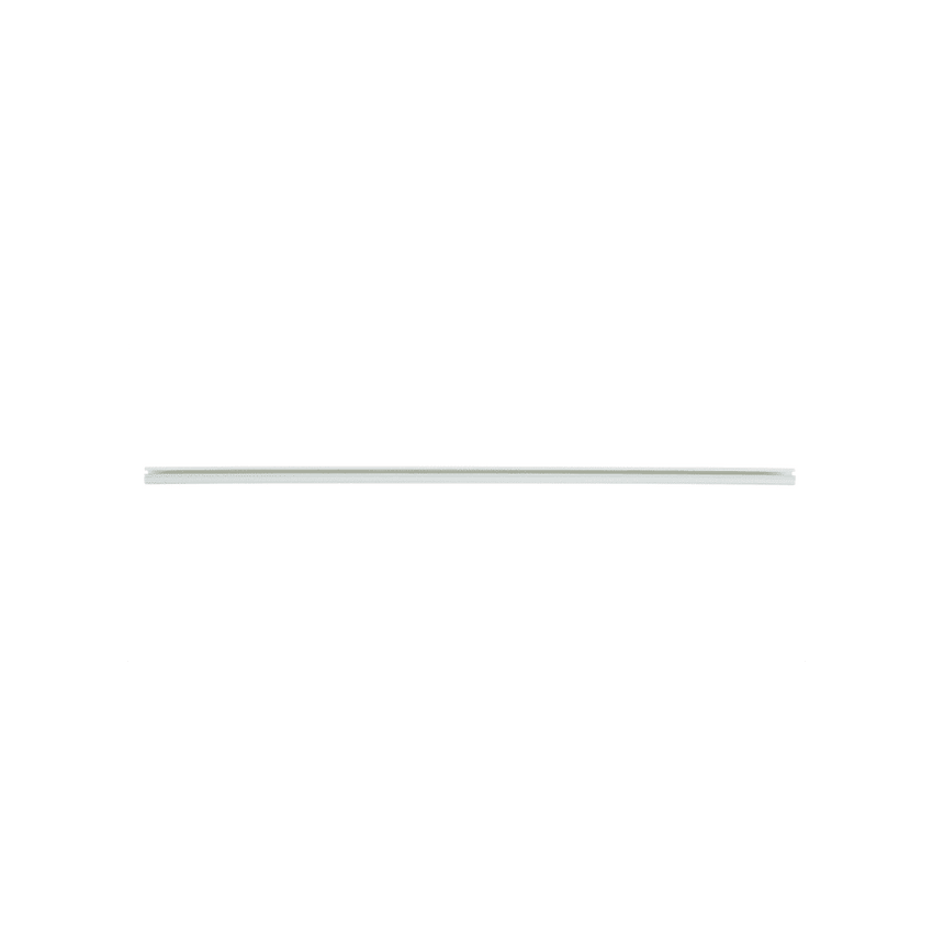 Canaleta LD3 de PVC rígido, con cinta adhesiva para instalación sin herramientas, 19.6 x 12 x 1828.8 mm, Color Blanco