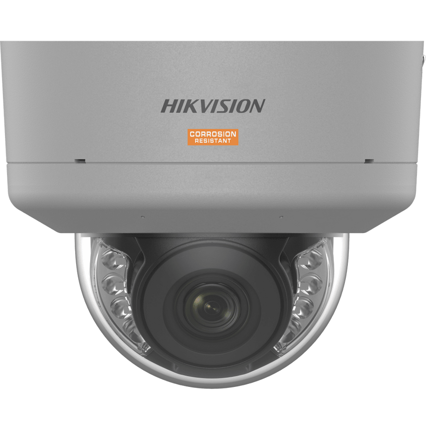 [Dual Light + ColorVu] Domo IP 4 Megapixel / Lente 2.8 mm / Polimero Anticorrosivo (Ideal para Zonas Costeras o Alta Salinidad) / 40 Mts IR + 40 Mts Luz Blanca / 2 Micrófonos Integrados / WDR 130 dB / IP68 / IK10