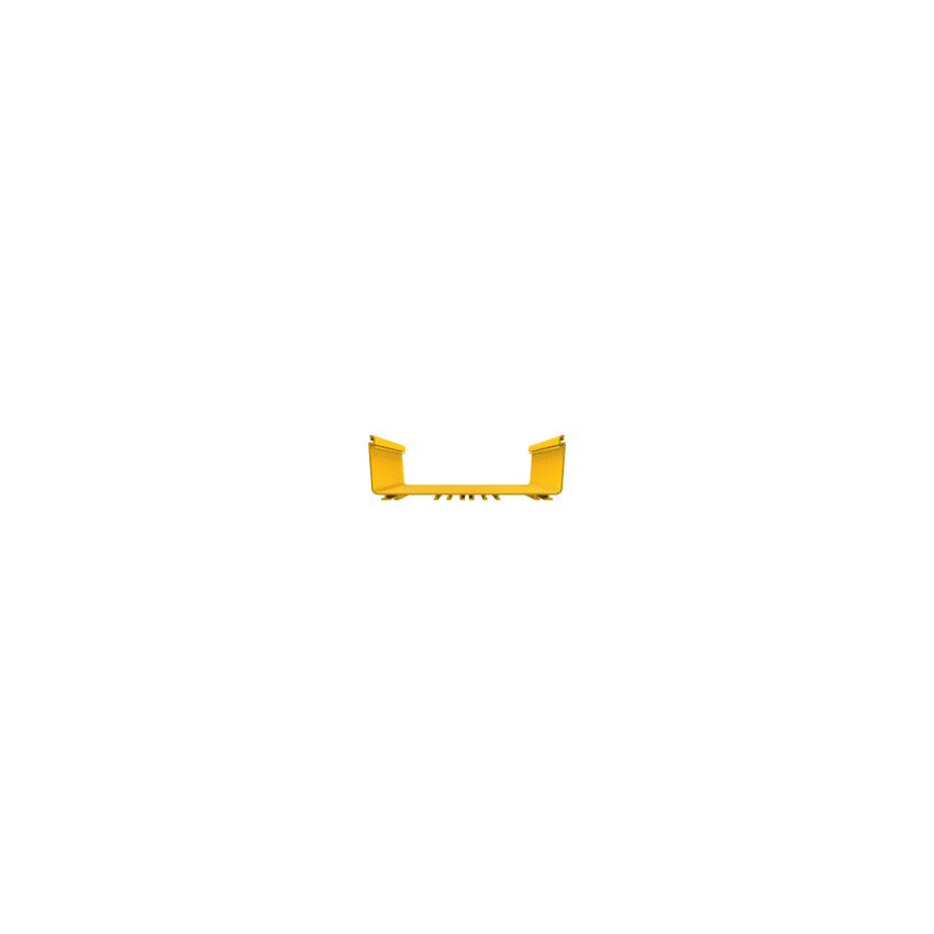 Canaleta FiberRunner™ 12X4, de PVC Rígido, Color Amarillo, 3 m. de Largo