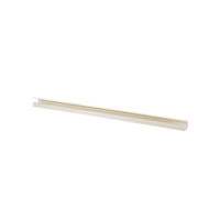 Canaleta LD10 de PVC rígido, con cinta adhesiva para instalación sin herramientas, de 38.4 x 24 x 2438 mm, Color Blanco Mate