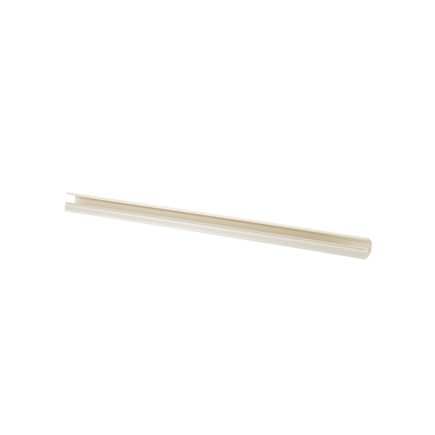 Canaleta LD10 de PVC rígido, con cinta adhesiva para instalación sin herramientas, de 38.4 x 24 x 2438 mm, Color Blanco Mate