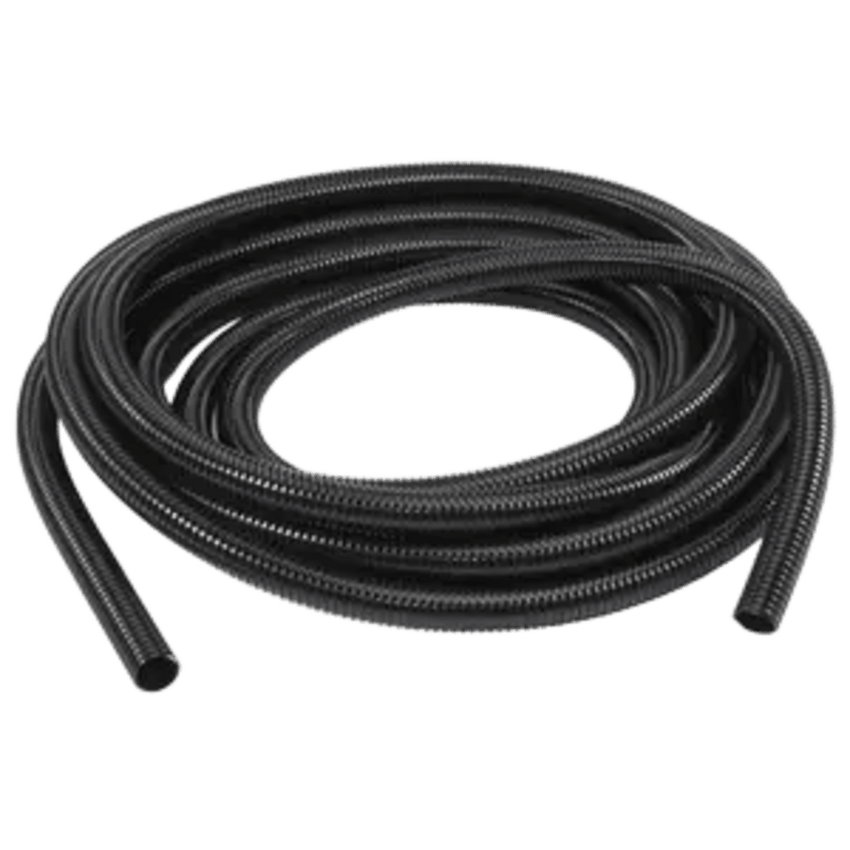Manguera hermética flexible tipo PolyTuff no metálica, negra de 3/4", 100 pies. Uso comercial/industrial.
