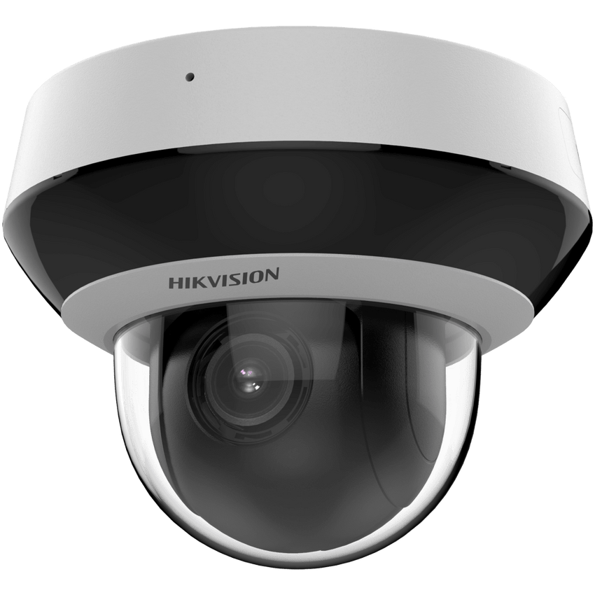 Mini Domo PTZ IP 2 Megapixel / 4X Zoom / H.265+ / 20 mts IR EXIR / WDR / PoE / IK10 / Exterior IP66 / Ultra Baja Iluminación / Micrófono Integrado / PoE / microSD