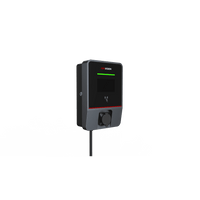 Estación de Carga AC para Vehículos Eléctricos Montaje en Pared / 22 kW / IEC62196-Type2 / 7" LCD / Protecciones Múltiples / IP55 IK07 / 4G-WiFi-Ethernet / OCPP Compatible