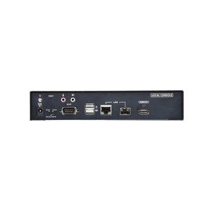 Extensor KVM sobre IP 4K HDMI | 3840x2160 @ 60Hz | Transmisión USB 2.0 | SFP Fiber 1Gbps | PoE IEEE 802.3at | AES 128-bit | Gestión Matrix CCKM