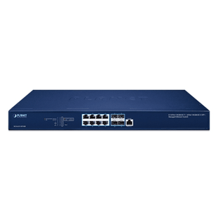 Switch Administrable Capa 3 10Gbps+ / 8 Puertos 100/1G/2.5G/5G/10GBASE-T RJ45 / 4 Puertos 10GBASE-X SFP+ / Enrutamiento Estático IPv4/IPv6 / 240Gbps Switch Fabric / Seguridad de Nivel Empresarial / Soporte Completo IPv6