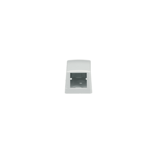 Caja de Montaje en Superficie, Para 1 Módulo Mini-Com, Color Blanco
