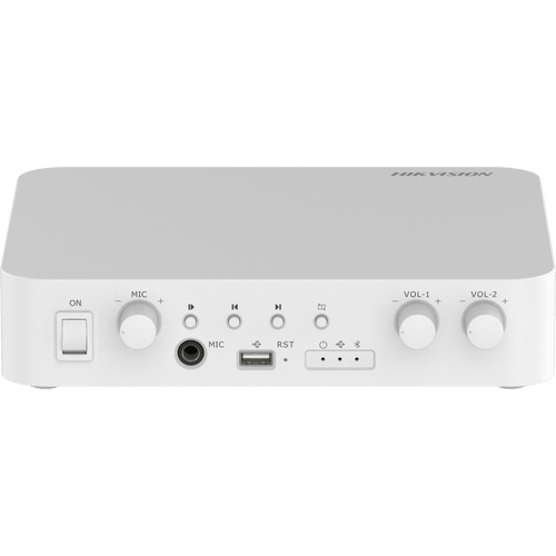Amplificador | Bluetooth | 2 Canales | 40 W por Canal | 100V | Hik-Connect | Una Zona | Musica Ambiental