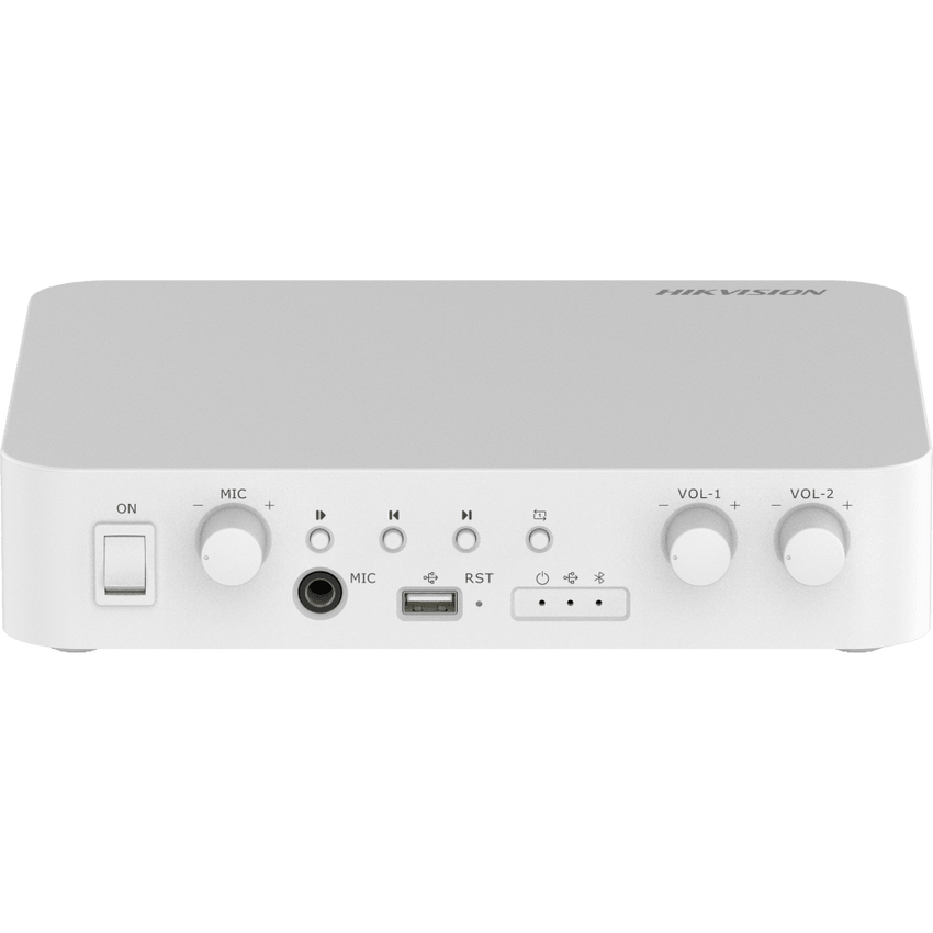 Amplificador | Bluetooth | 2 Canales | 40 W por Canal | 100V | Hik-Connect | Una Zona | Musica Ambiental