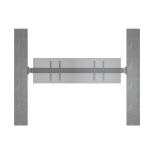 Sistema de Montaje en Pared / Rieles 2000 mm (78.7 in) / Estructura Modular / Soporte Ajustable / Incluye Herramientas y Tornillería Completa