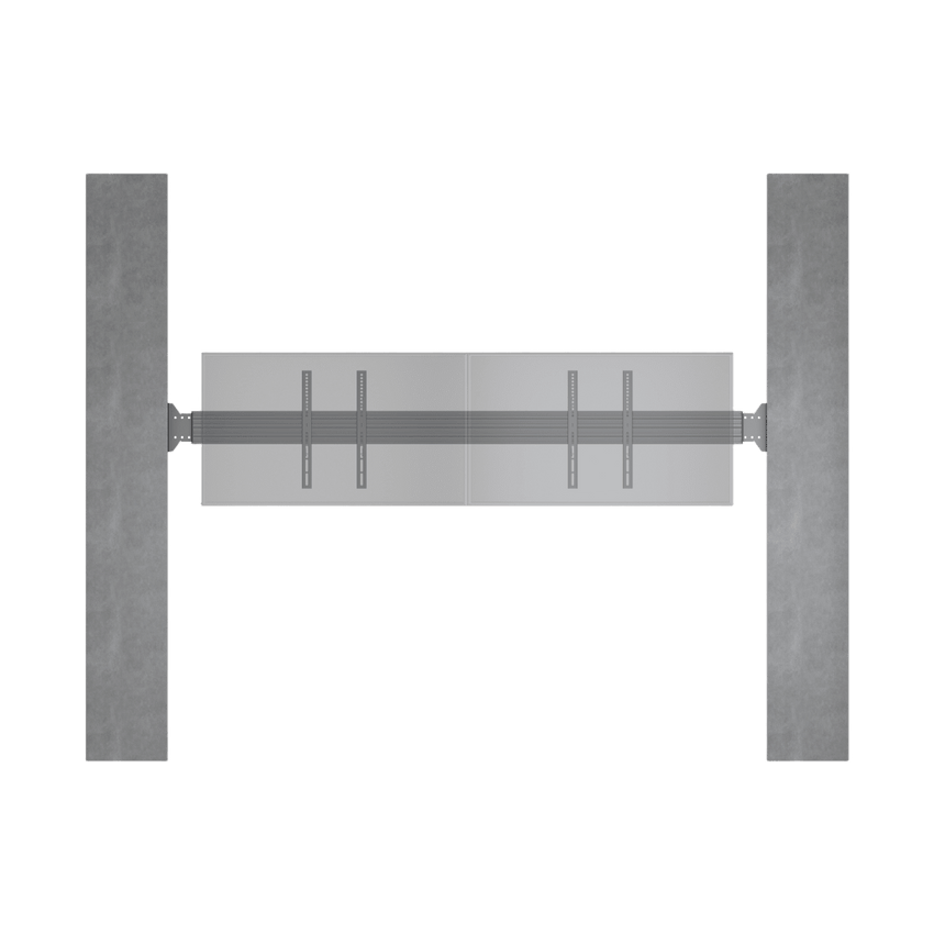 Sistema de Montaje en Pared / Rieles 2000 mm (78.7 in) / Estructura Modular / Soporte Ajustable / Incluye Herramientas y Tornillería Completa