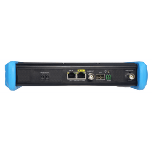 Tester de Video Profesional | Pantalla 7"|  Prueba IP/HD/Analógicas | TVI/CVI/AHD/CVBS | IP ONVIF | 4K/8K | H.264/H.265 | HDMI | PTZ | Scanner IP | TDR | Salidas 12V/24V/PoE | Activación Simultanea.