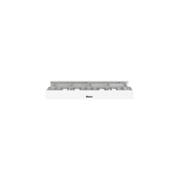 Organizador de Cables Horizontal NetManager de Alta Densidad, Doble (Frontal y Posterior), Para Rack de 19in, 1UR, Color Blanco